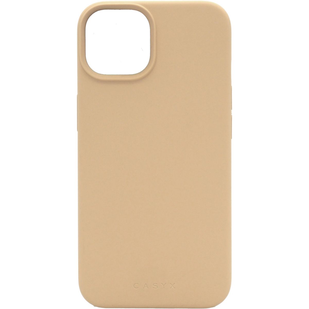 Coque iPhone 15 Pro Magsafe sillicone Beige couleur unique, CASYX