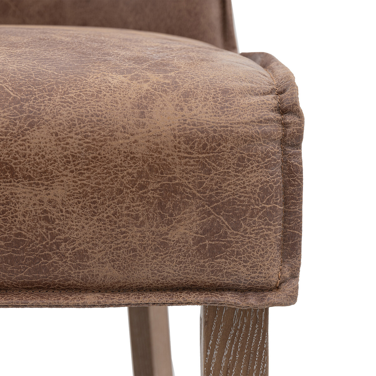 Terrance Vintage Leather Bar Stools (Set of 2) brown              , ÉDITÉ