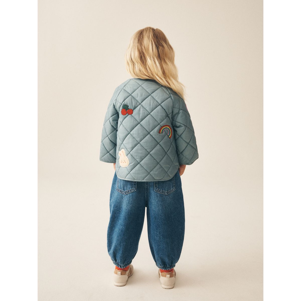 Veste matelassée déperlante vert kaki, NEXT