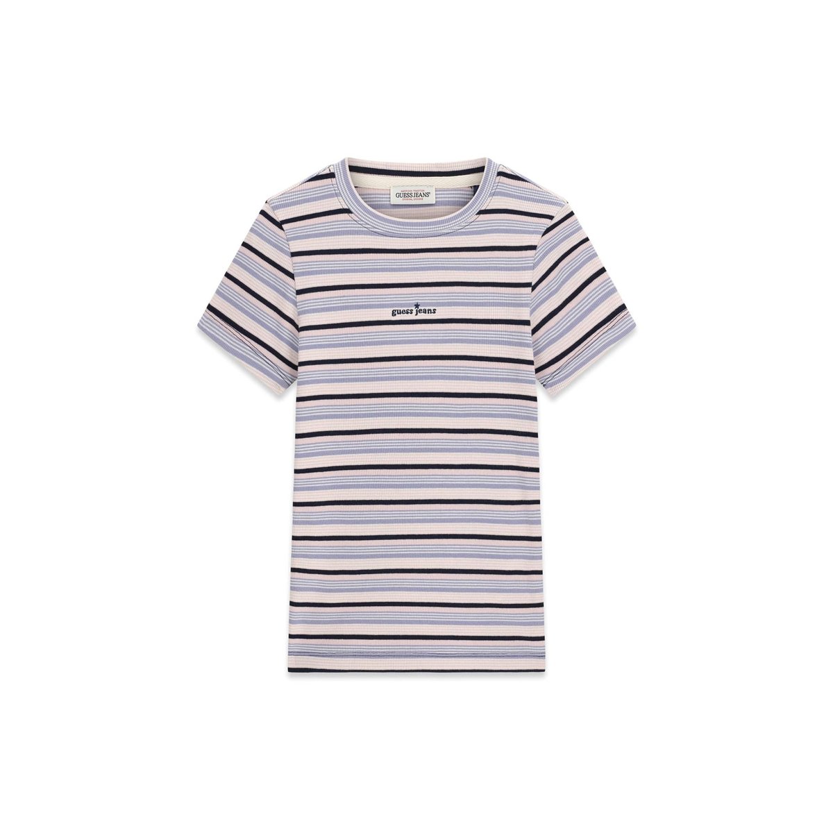 T-Shirt Rayé blau multi, GUESS