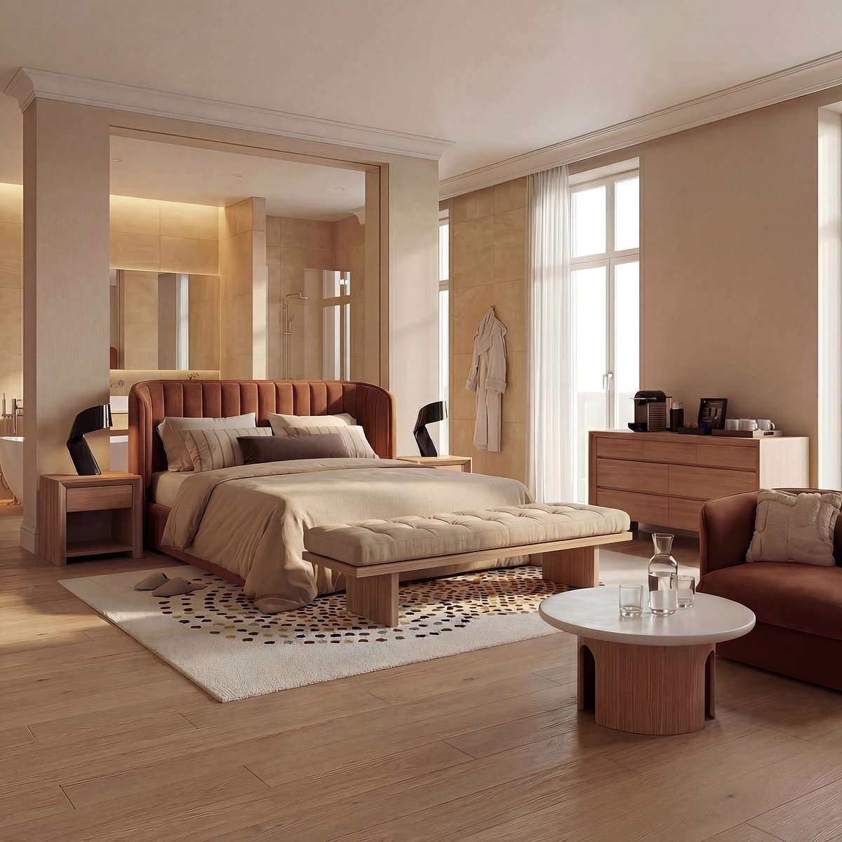 Commode chêne RAFAEL naturel clair, HABITAT