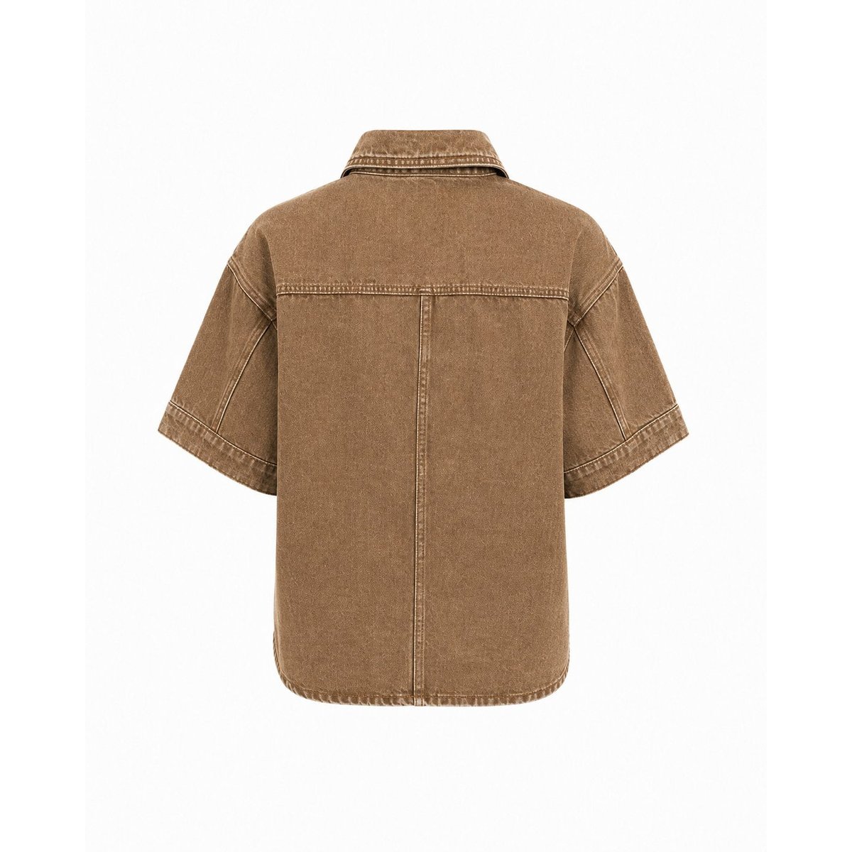 Chemise Inari en coton INARI marron glace, FRNCH