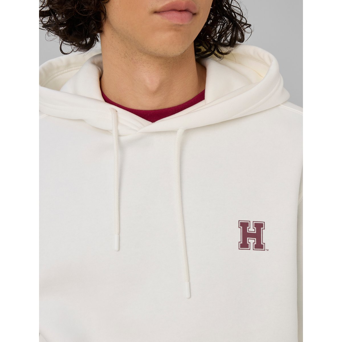 Sweat licence harvard blanc écru, BZB