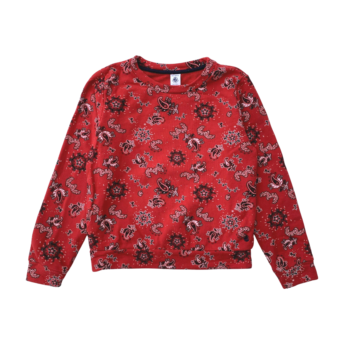 Sweat enfant - Très bon état rouge, PETIT BATEAU