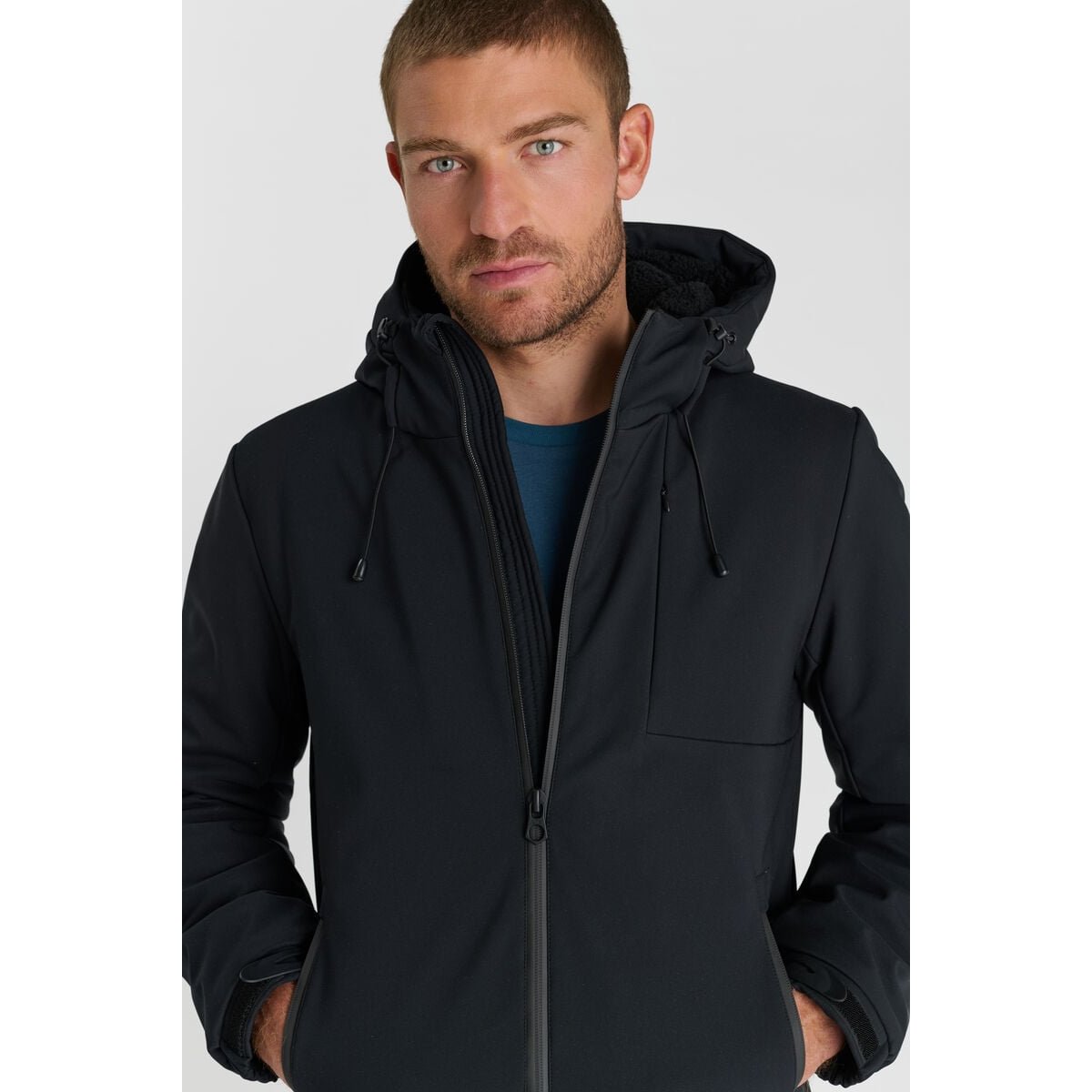 Parka LOEN black, LE TEMPS DES CERISES