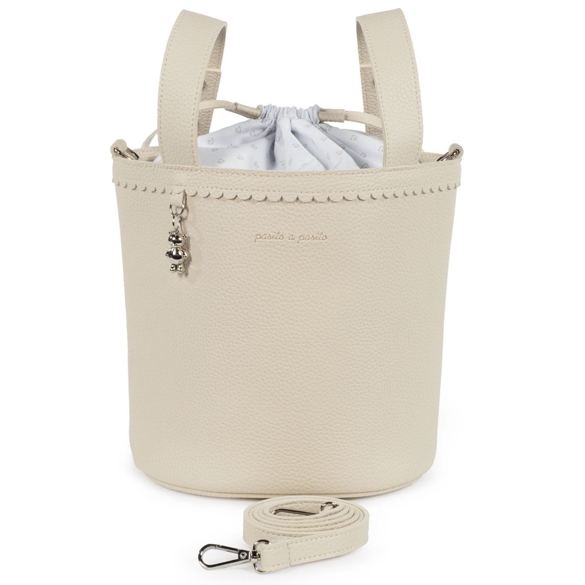 Sac Bucket Icon beige, PASITO A PASITO