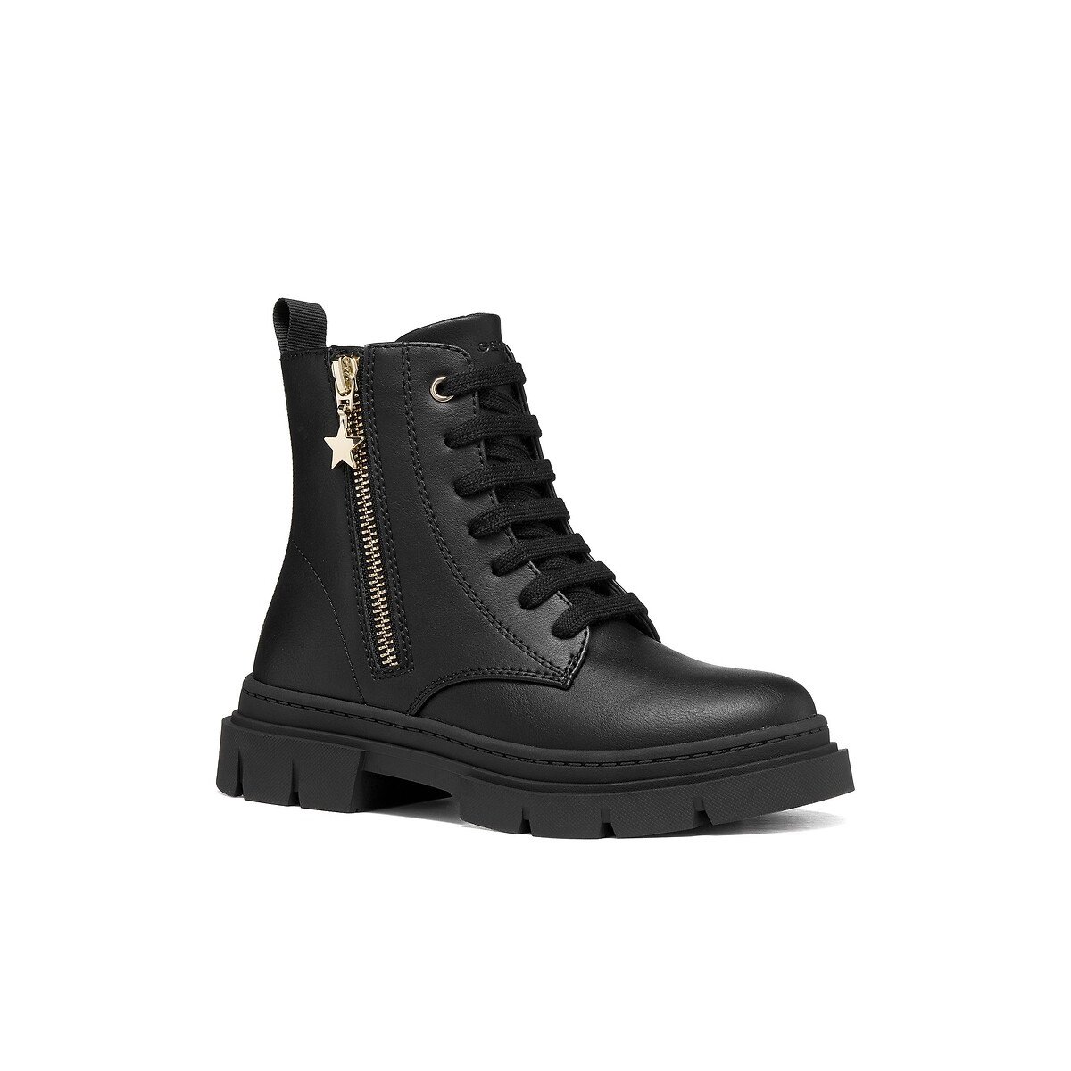 Bottines zippées et à lacets, KARSYN noir, GEOX