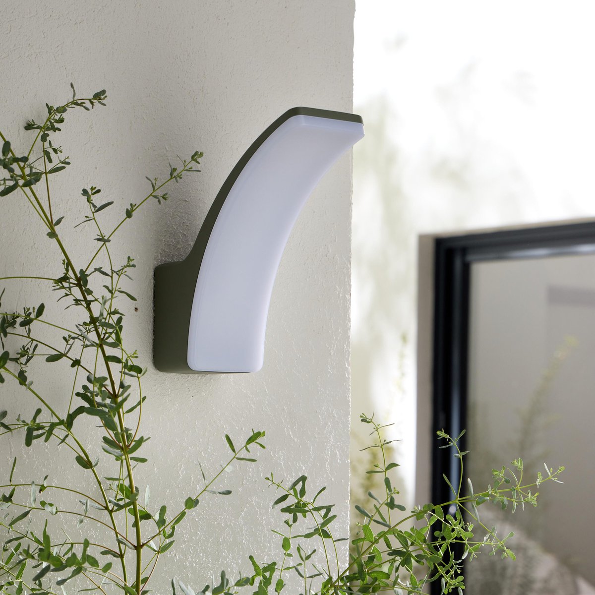 Applique LED extérieure en aluminium, LAKKO vert, INSPIRE