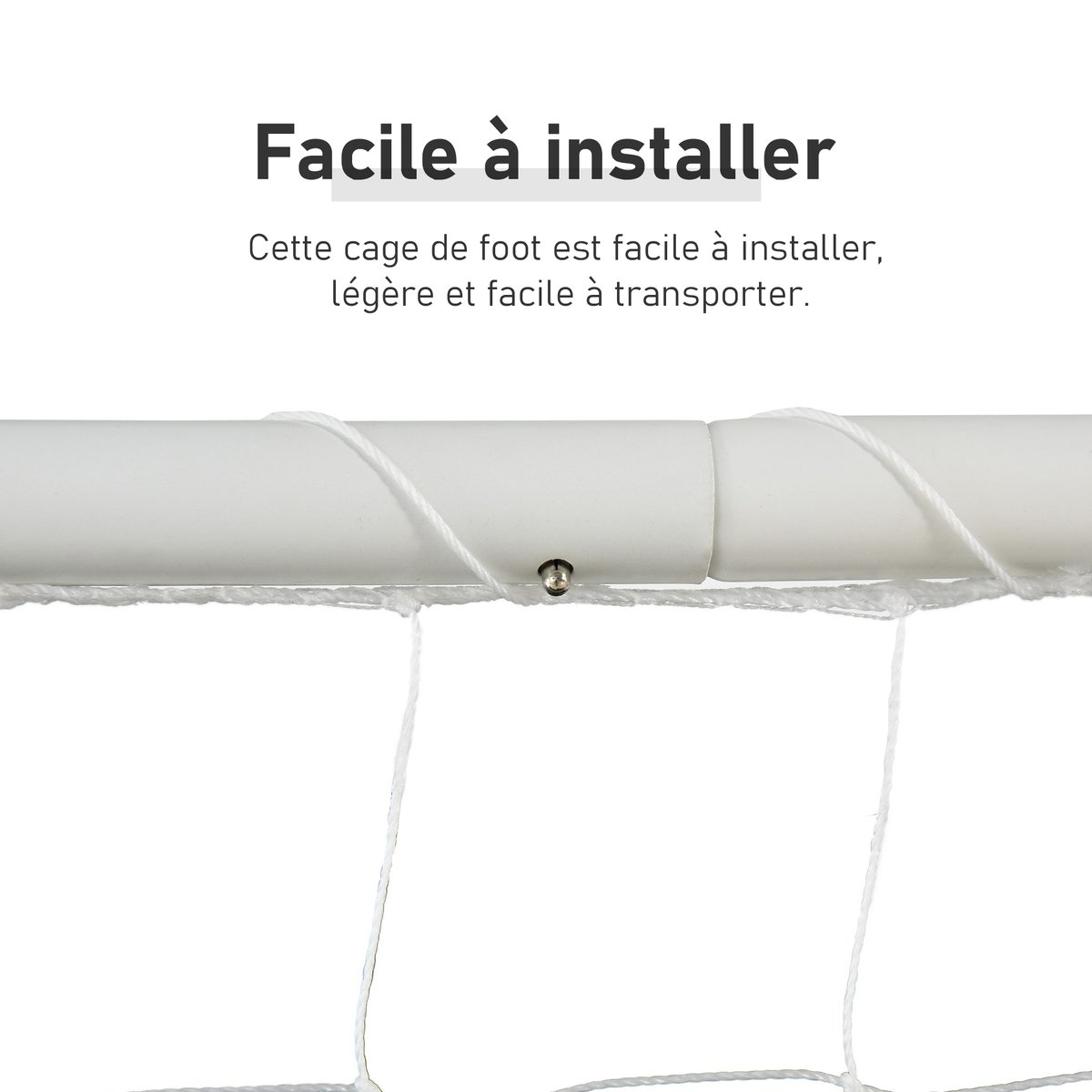 But de football blanc, HOMCOM