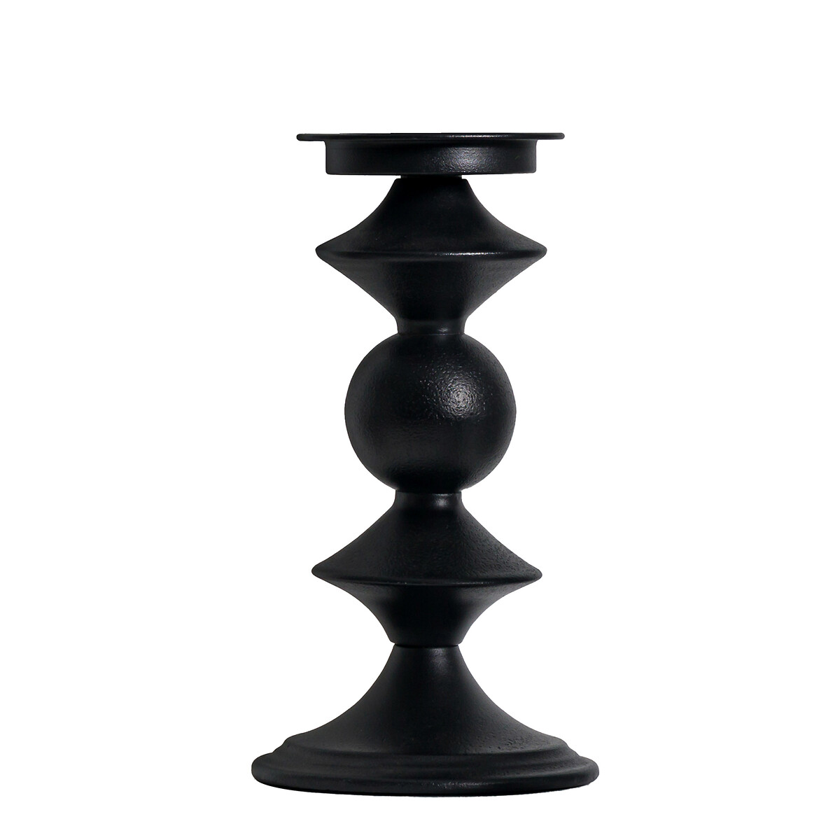 27cm Black Iron Pillar Candle Holder black, ÉDITÉ