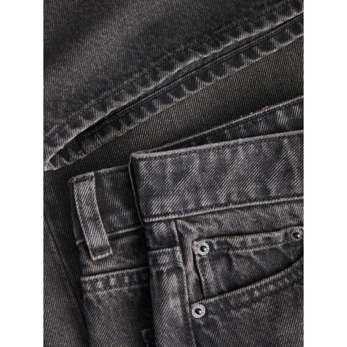 Jean À Coupe Large black denim, JJXX