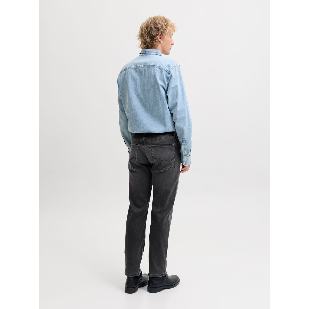 Coupe Regular black denim, JACK & JONES