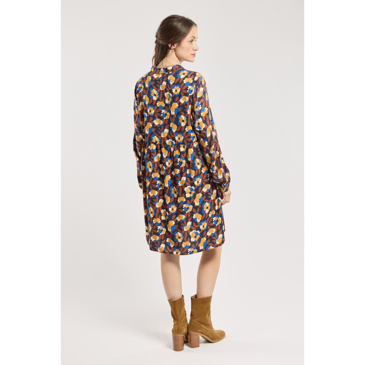 Robe fleurie imprimé deauville h24, ARMOR-LUX