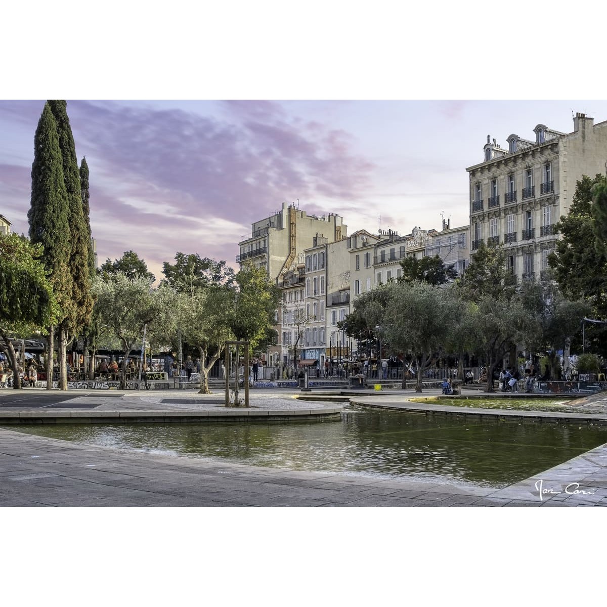 Tableau Mural Fontaine Cours Julien CLASSIQUE INTEMPOREL tableaux sur toile-rose, CEANOTHE