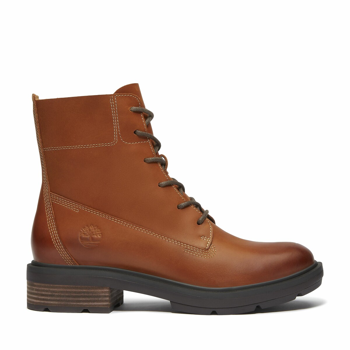 Brimfield Ankle Boots with Lace-Up Fastening light brown, TIMBERLAND