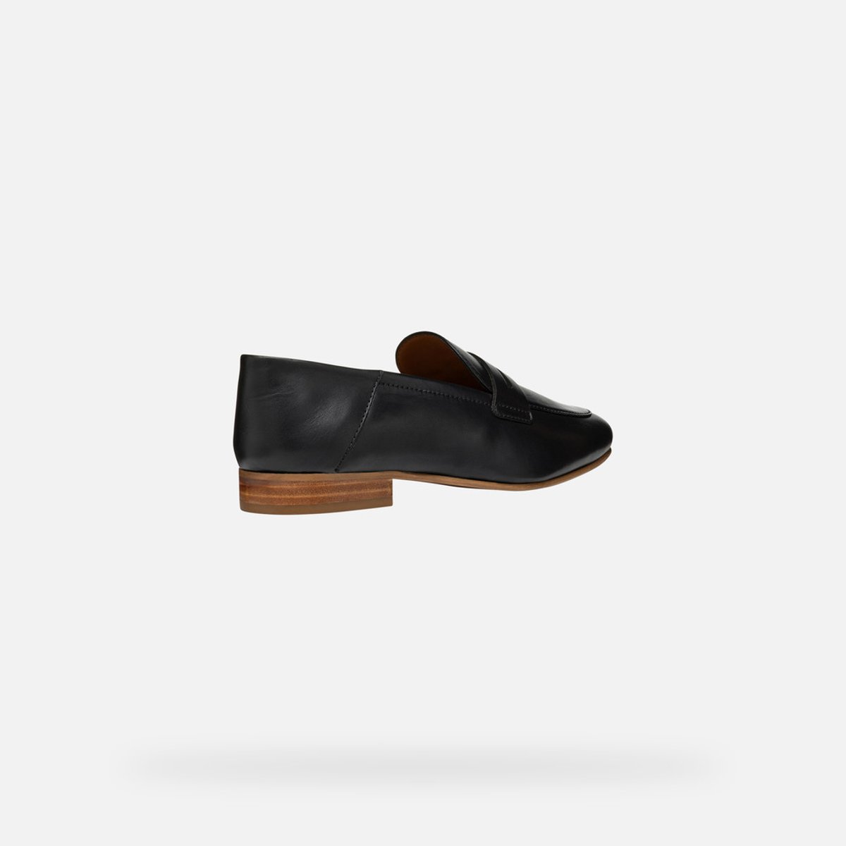 Mocassins en cuir Mantinea noir, GEOX