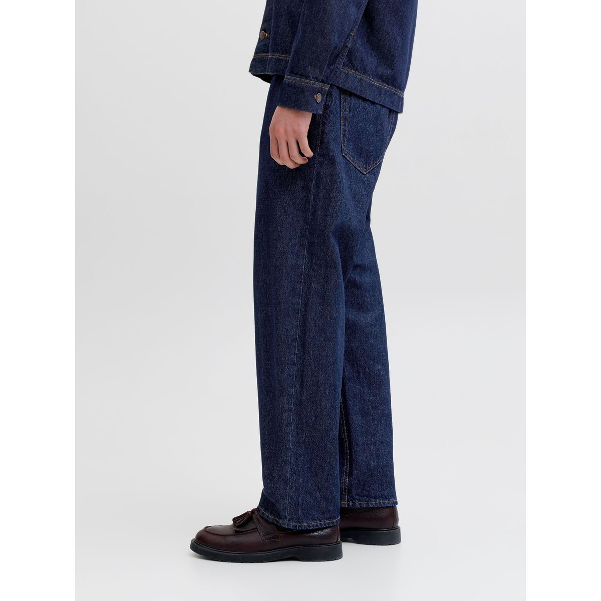 Jean À Coupe Ample blue denim, JACK & JONES