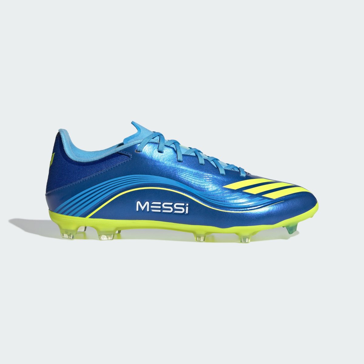 Chaussure F50 Messi League Terrain Souple/Multi-Surfaces royal blue / solar yellow / semi blue burst, adidas Performance