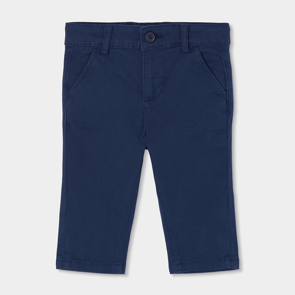 Pantalon garçon satiné élastique bleu, BOBOLI