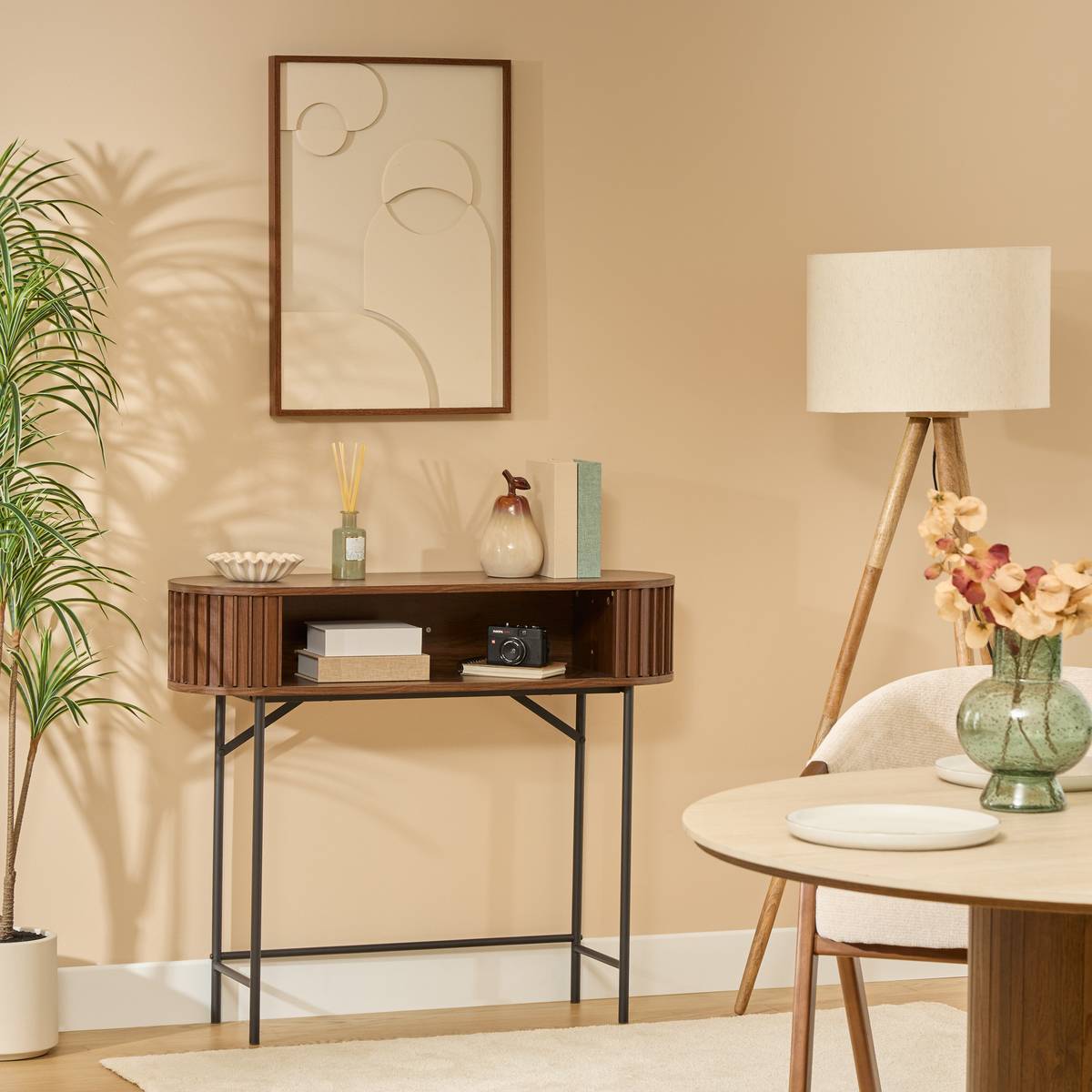 Console rectangulaire ALCOVE marron, ATMOSPHERA