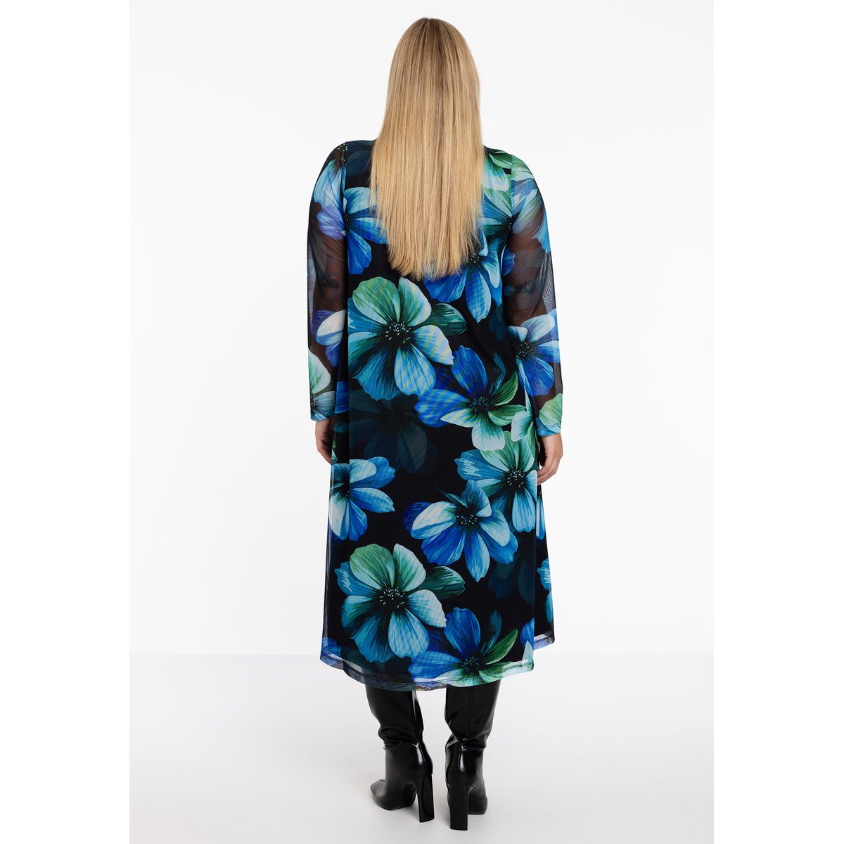 Robe imprimé noir, YOEK