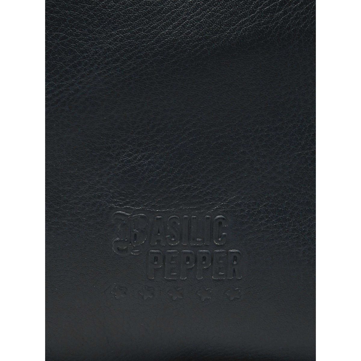 Sac banane Cow cuir black, BASILIC PEPPER