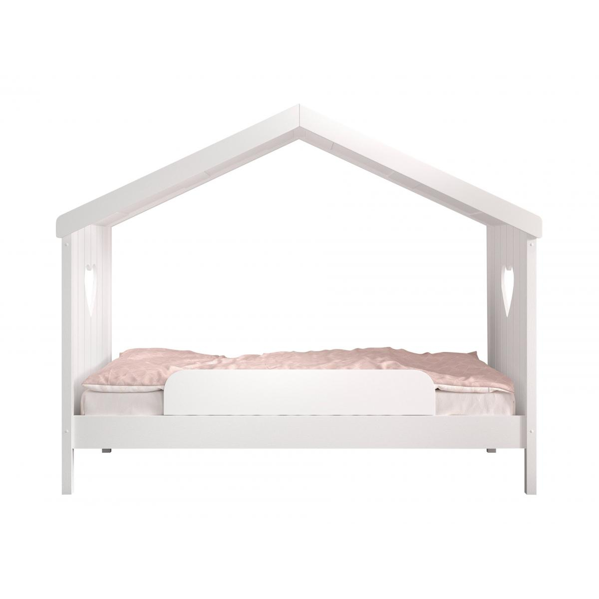 Amori Lit Cabane Ouvert et La Barrière Lit couleur unique, VIPACK