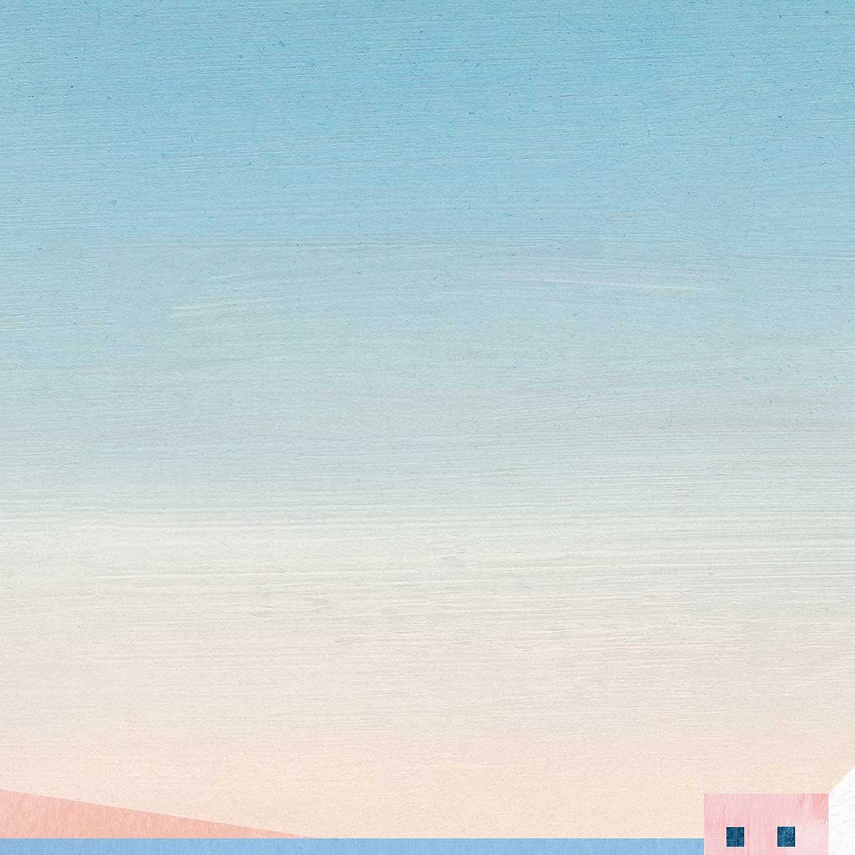 Papier peint vue sur fira intissé, HEXOA