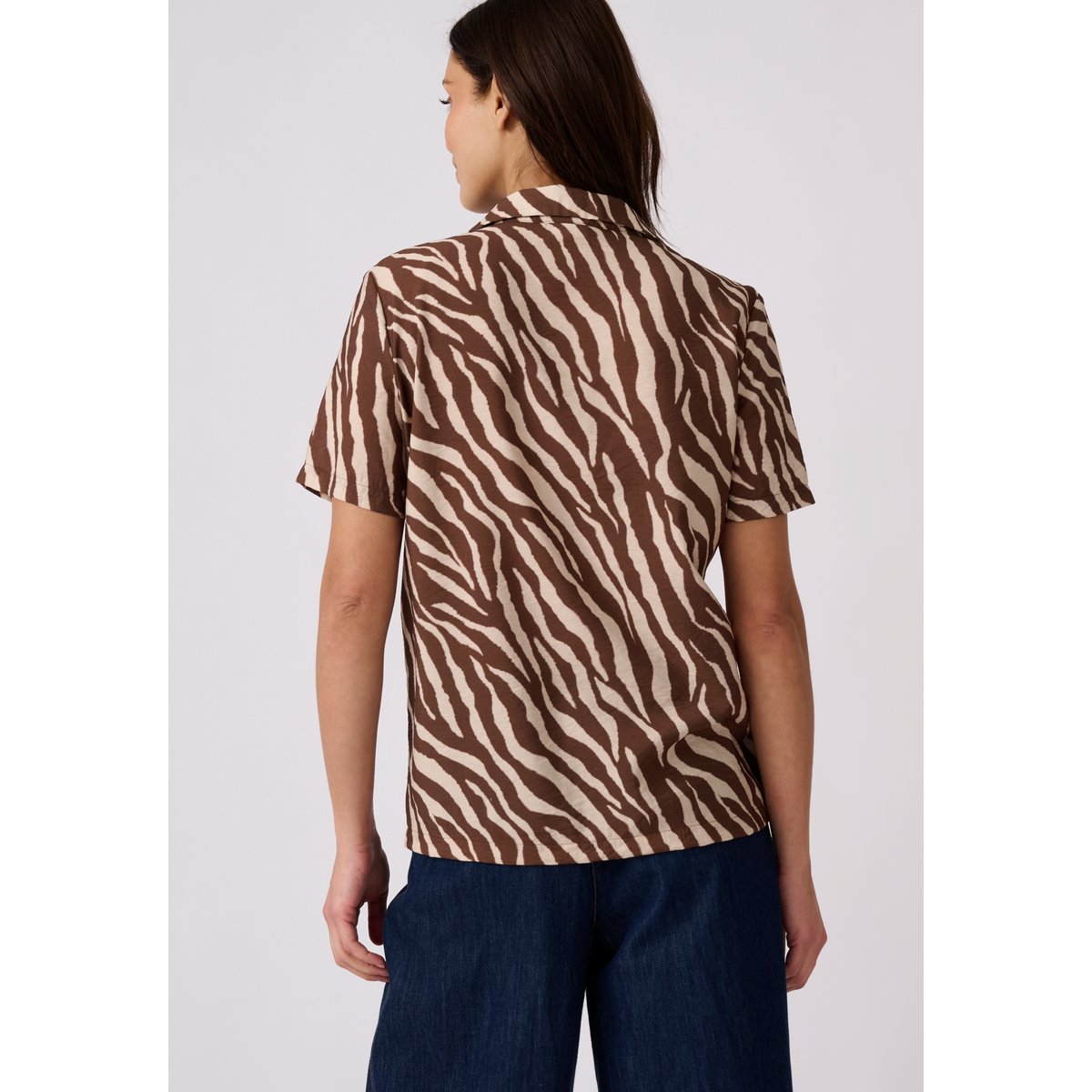Chemisier Climatyl imprimé animalier marron animalier, DAMART