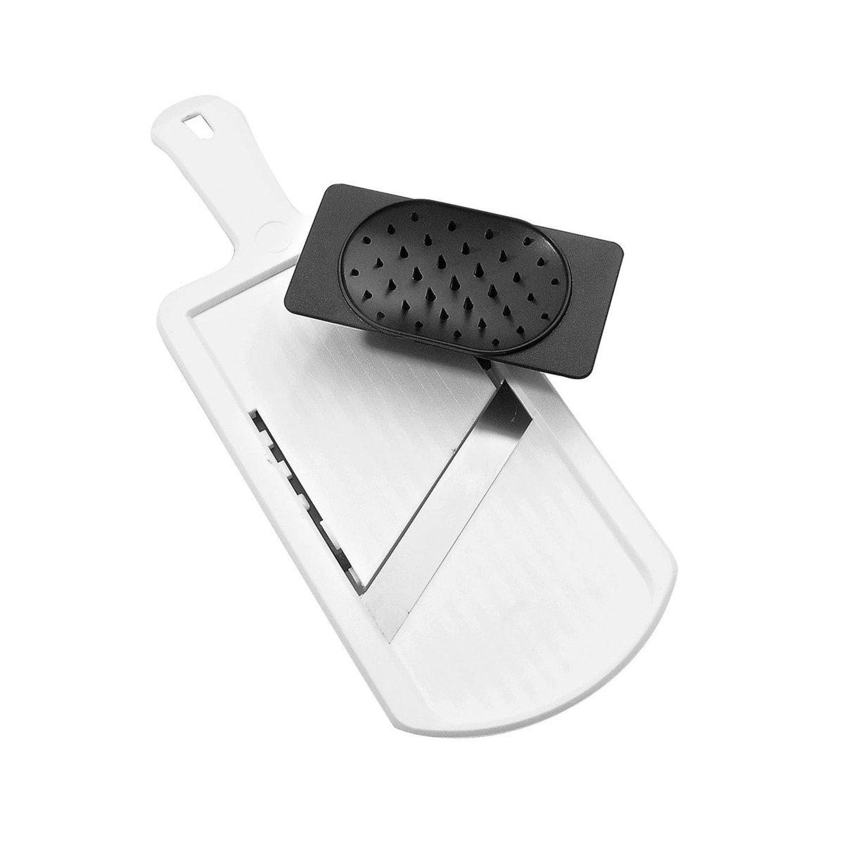 Mandoline professionnelle réglable jusqu'à 6 mm blanc, FACKELMANN