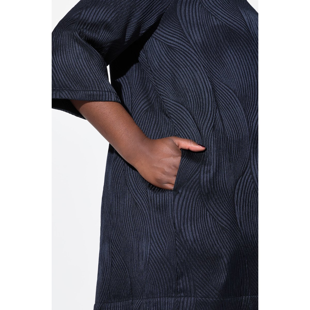 Veste esprit chemisier marine foncé, ULLA POPKEN