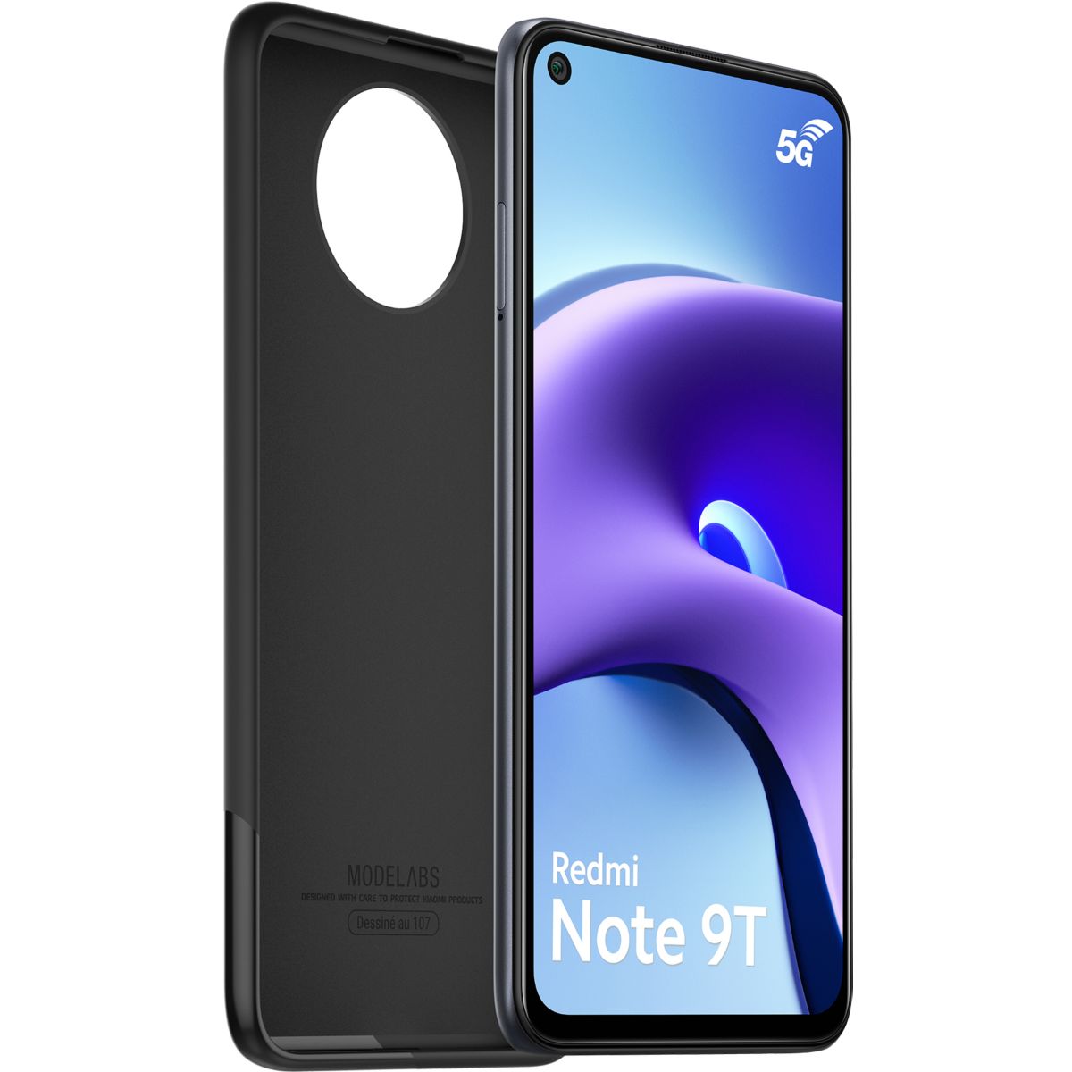 Coque Redmi Note 9T noir noir, XIAOMI