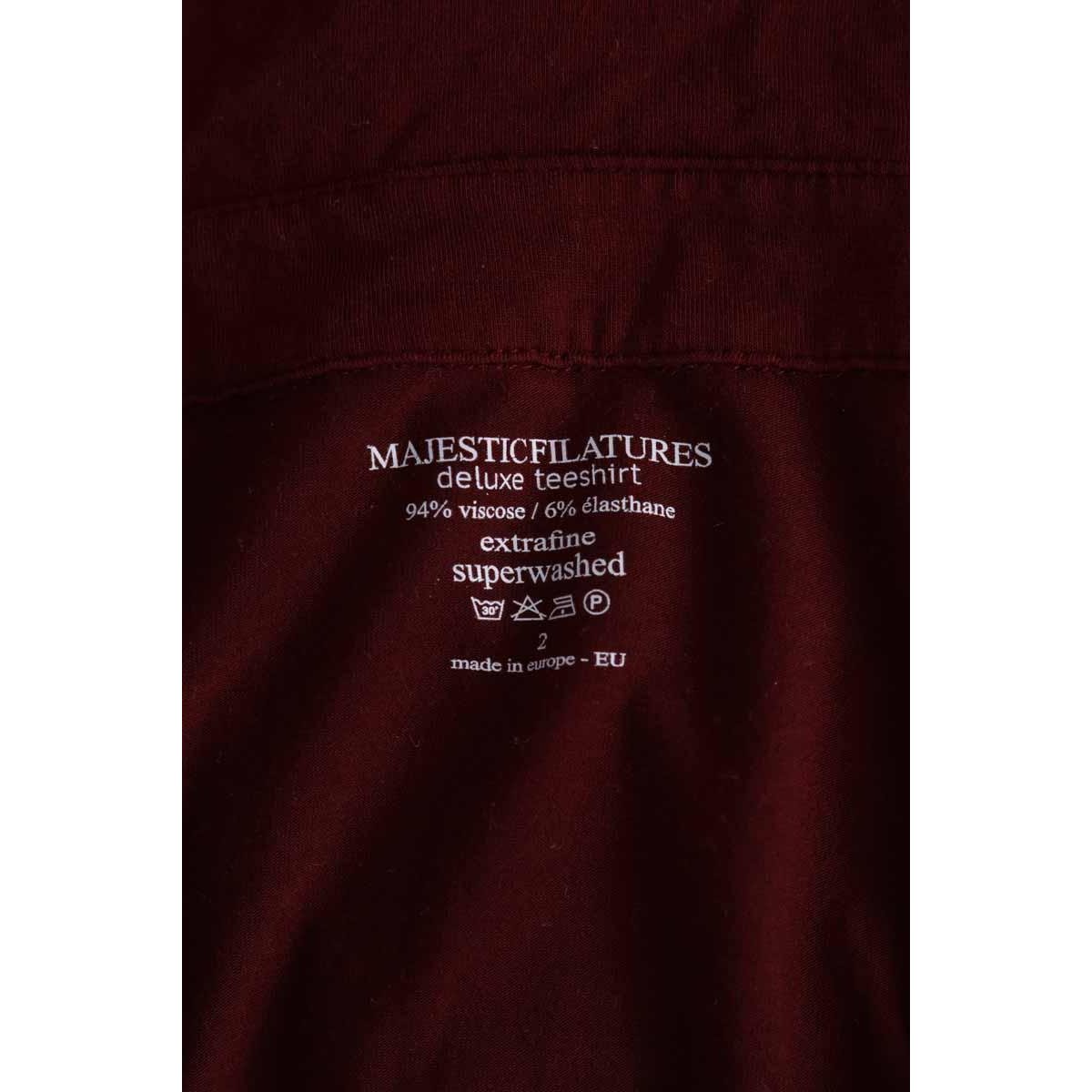 Chemise - Très Bon État bordeaux, MAJESTIC FILATURES