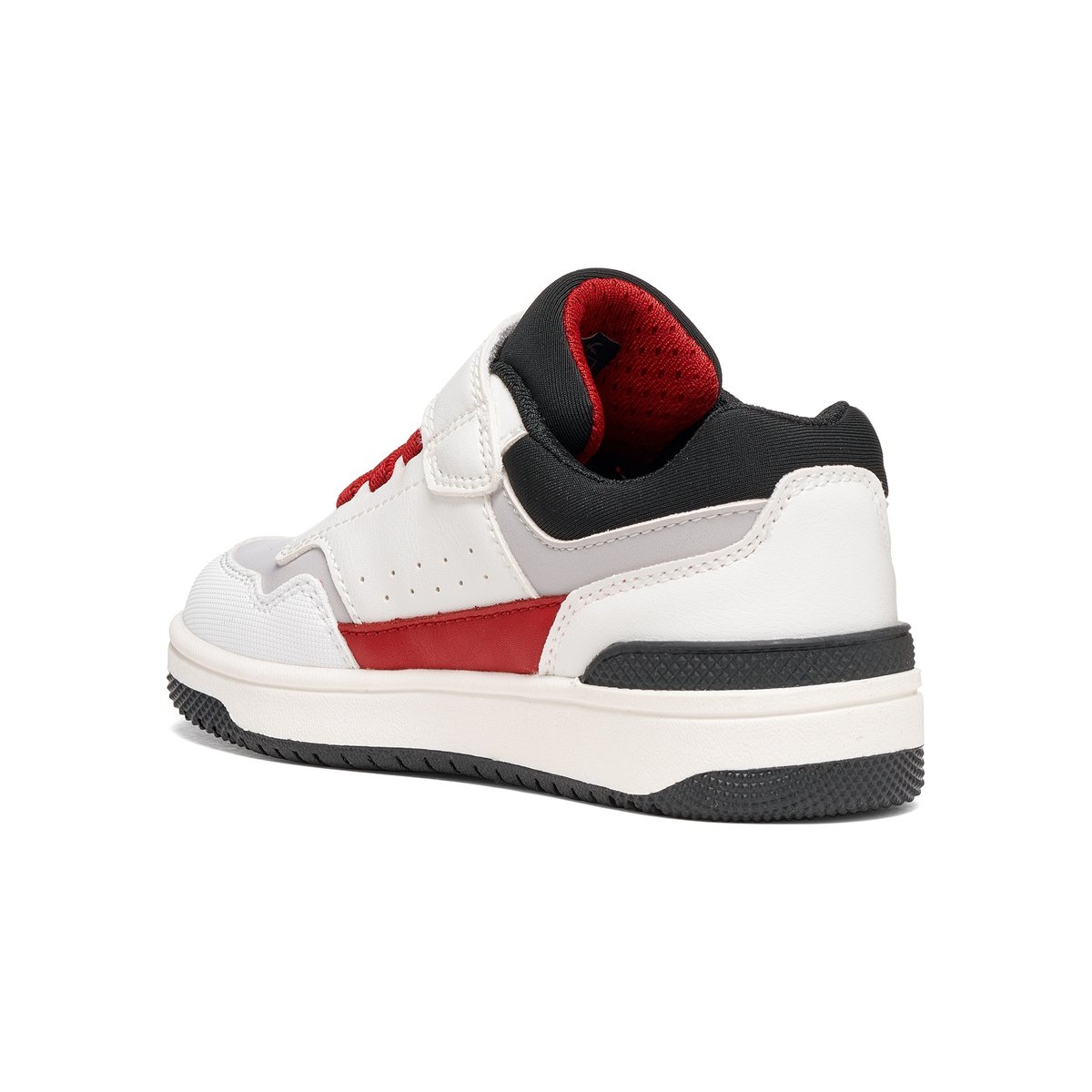 Baskets J WASHIBA blanc/rouge, GEOX