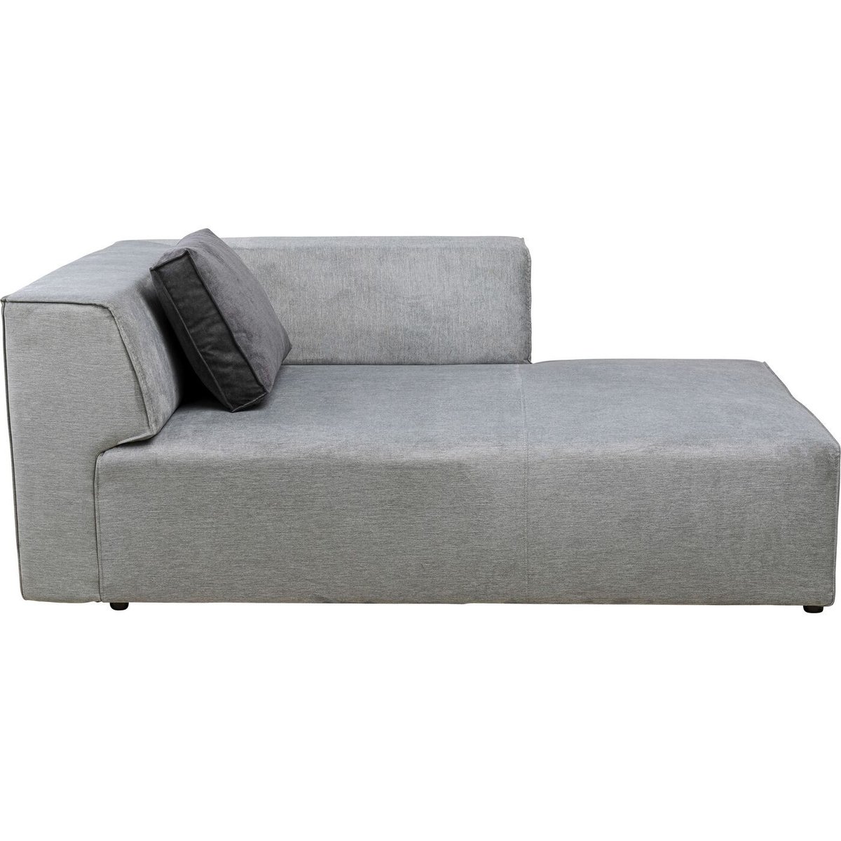 Méridienne d'angle de canapé, INFINITY gris, KARE DESIGN