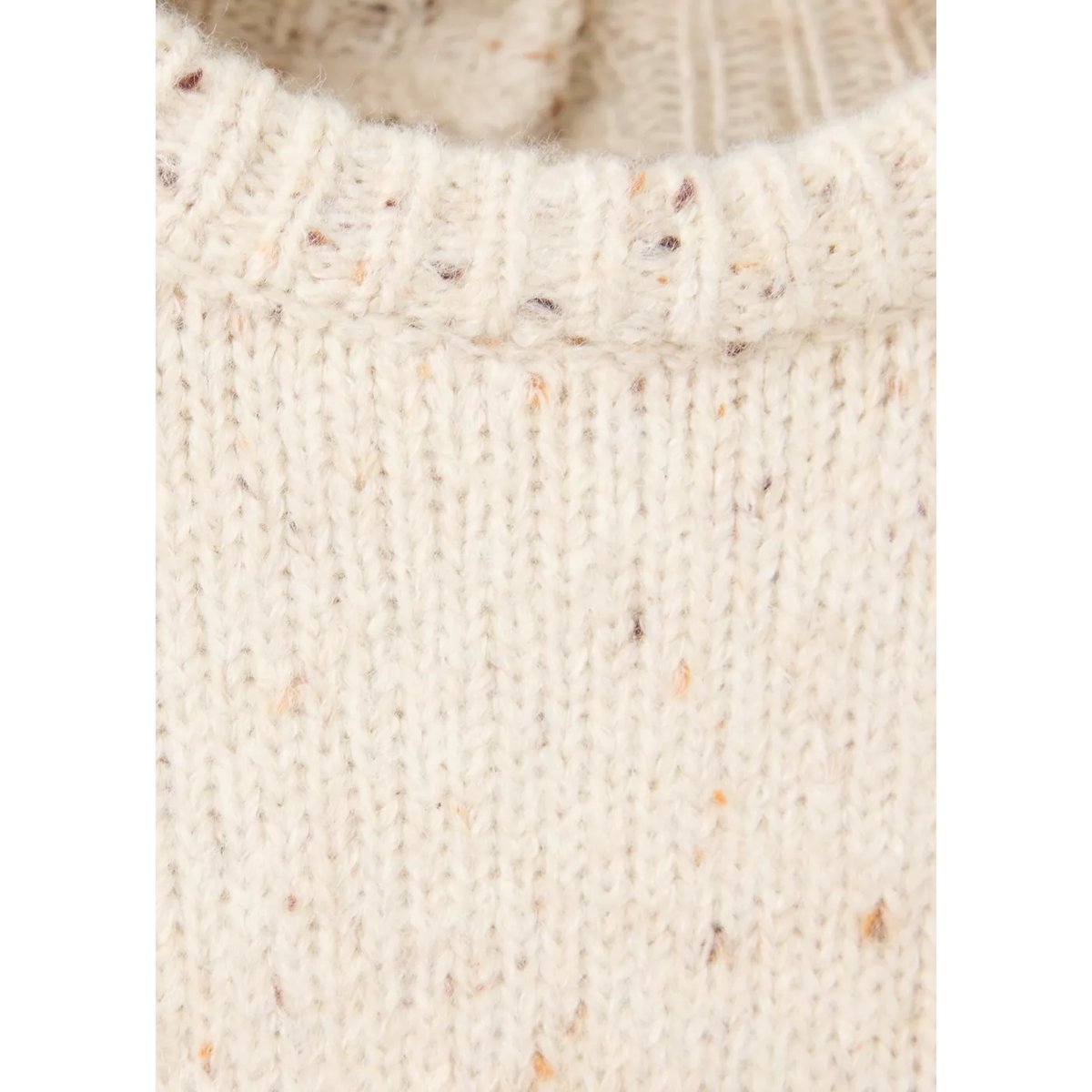 Pull-over maille imprimé beige, MANGO BABY