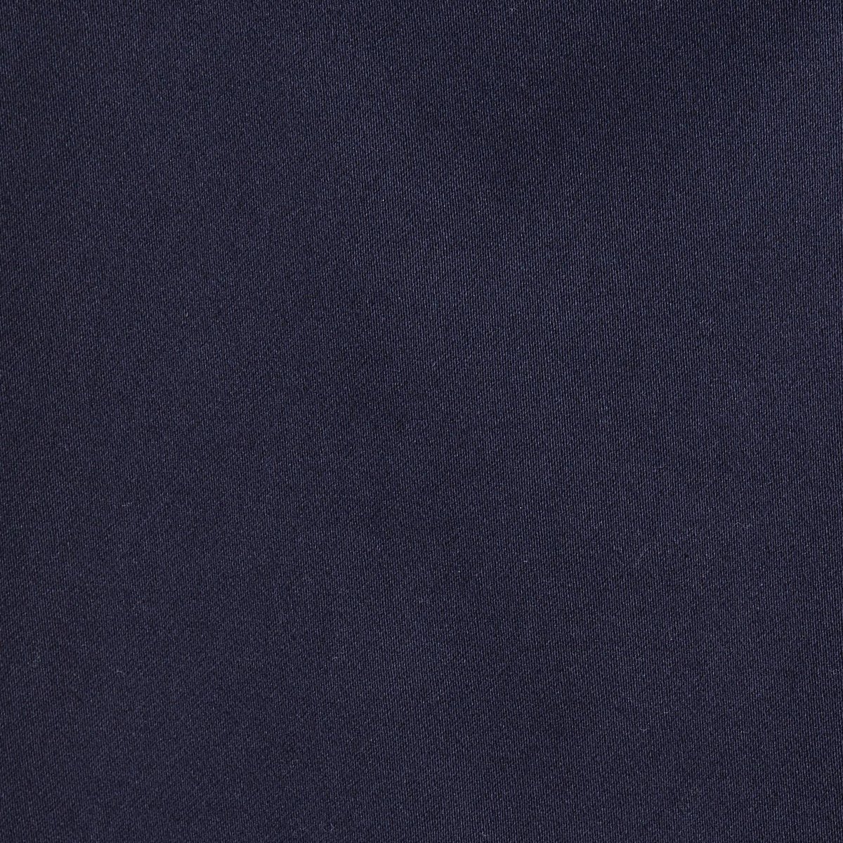Pantalon droit élastiqué uni en coton marine, MONOPRIX
