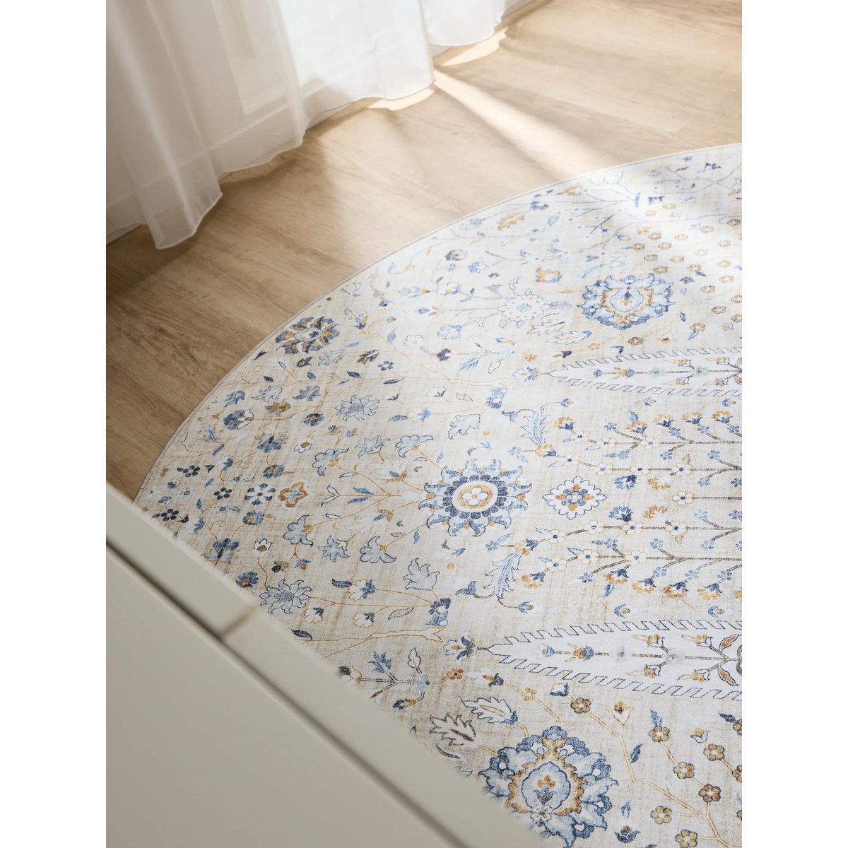 Tapis rond lavables GEORGE beige, BENUTA