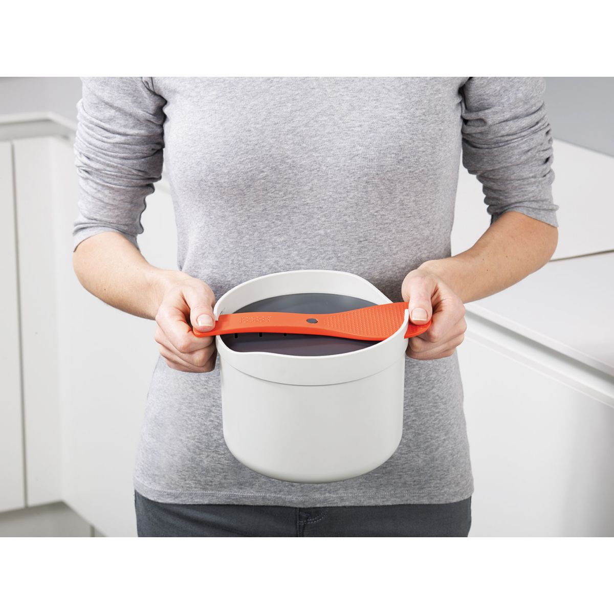 Cuiseur riz M-Cuisine pour micro-ondes Pierre-Orange orange, JOSEPH JOSEPH