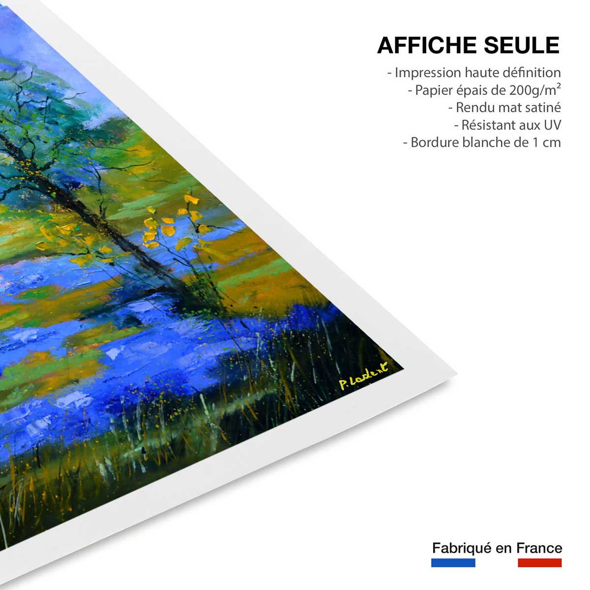 Affiche flaque affiche seule, HEXOA