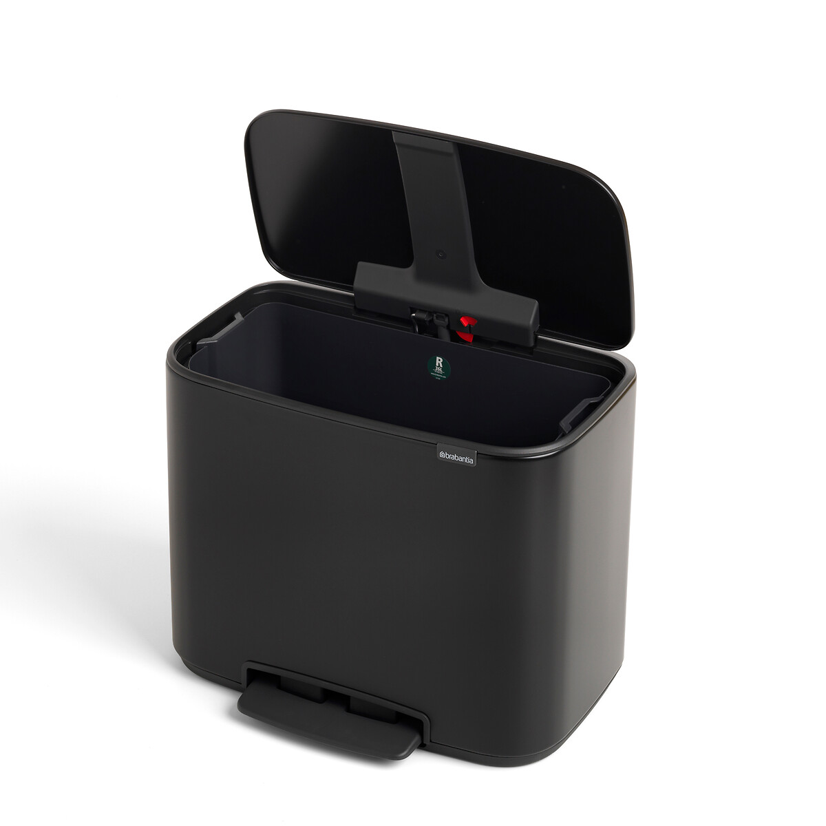 Bo Pedal Bin, 36L matt black, BRABANTIA