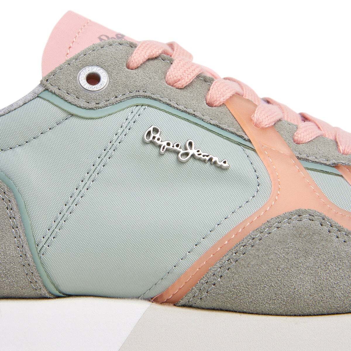 Baskets De Course D'inspiration Rétro vert palmier, PEPE JEANS