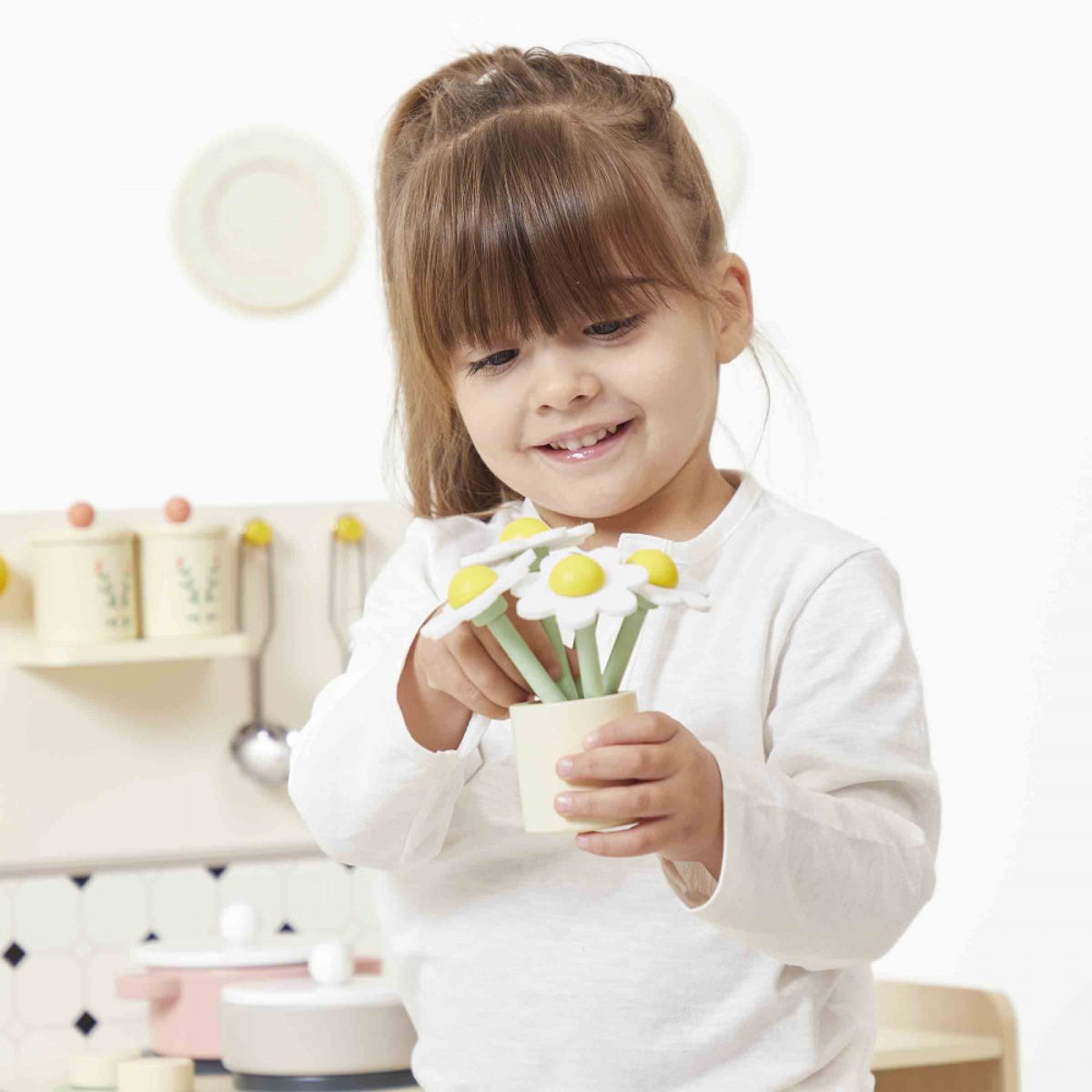 Grande Cuisine Enfant En Bois Mamie Soleil multicolore, JANOD