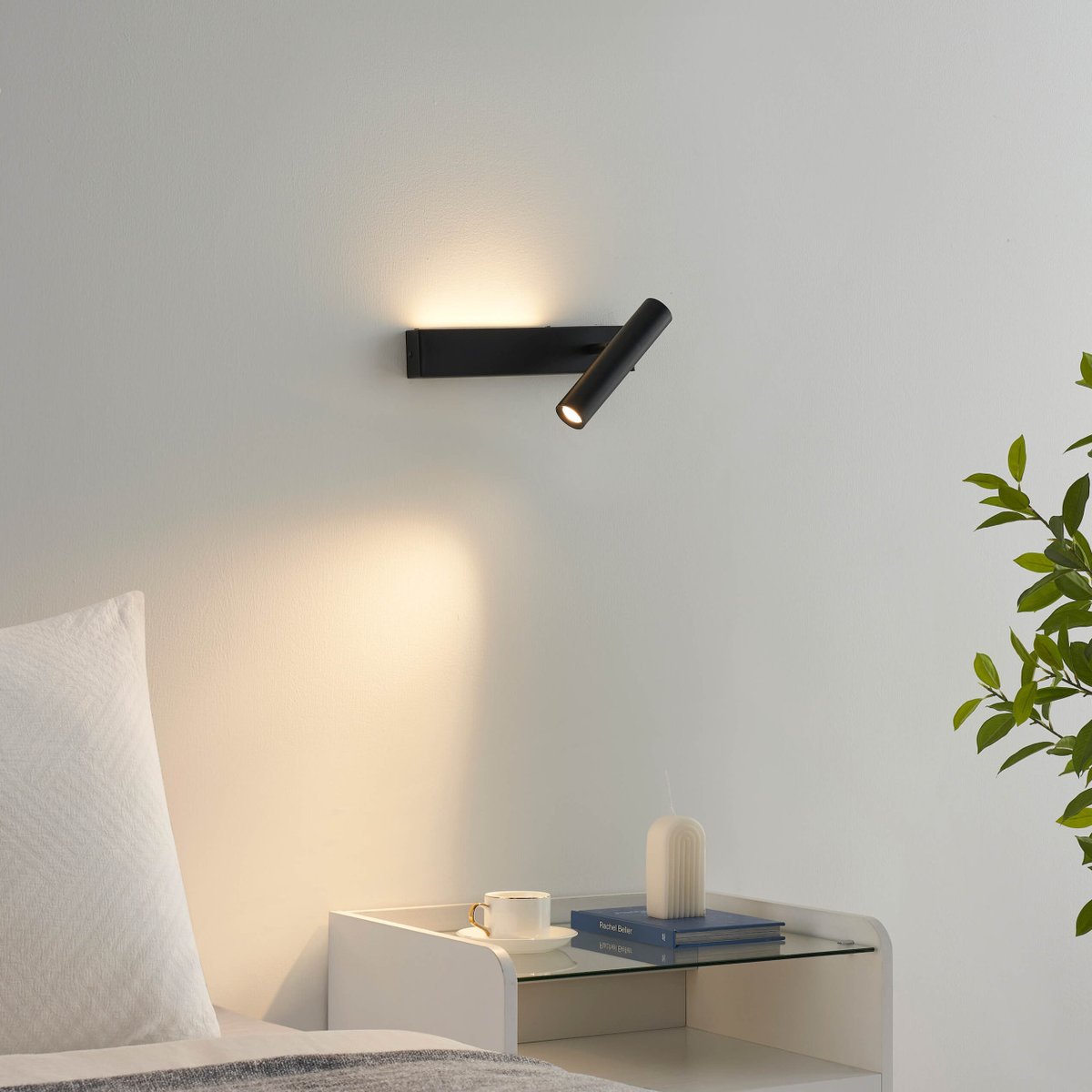 Pack 2 appliques murales chambre - LODVI noir, KOSILUM