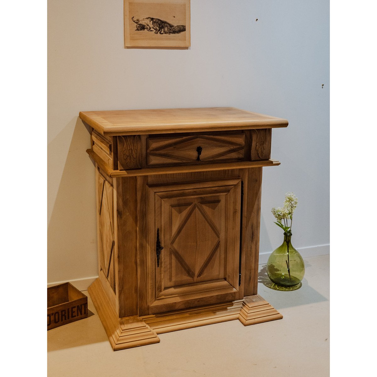 Buffet en bois Gilbert N°1508 - Bon état bois clair, DEBONGOUT
