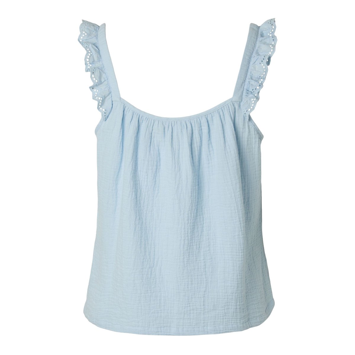 Top À Bretelles cashmere blue, PIECES