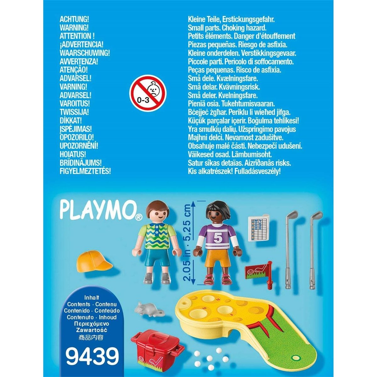 FigurinesEnfants et minigolf multicolore, PLAYMOBIL