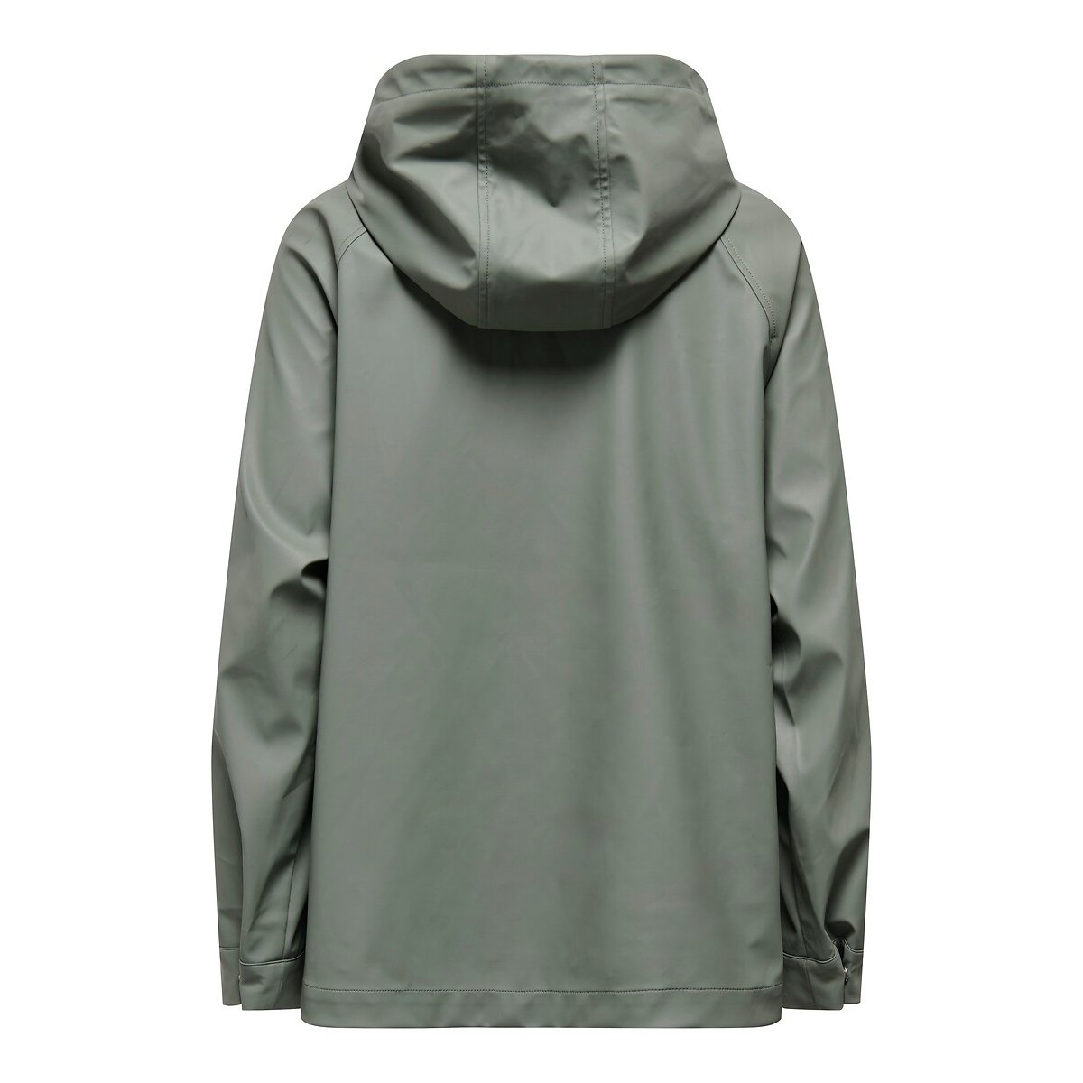 Mid-length hooded windbreaker sea green, ONLY