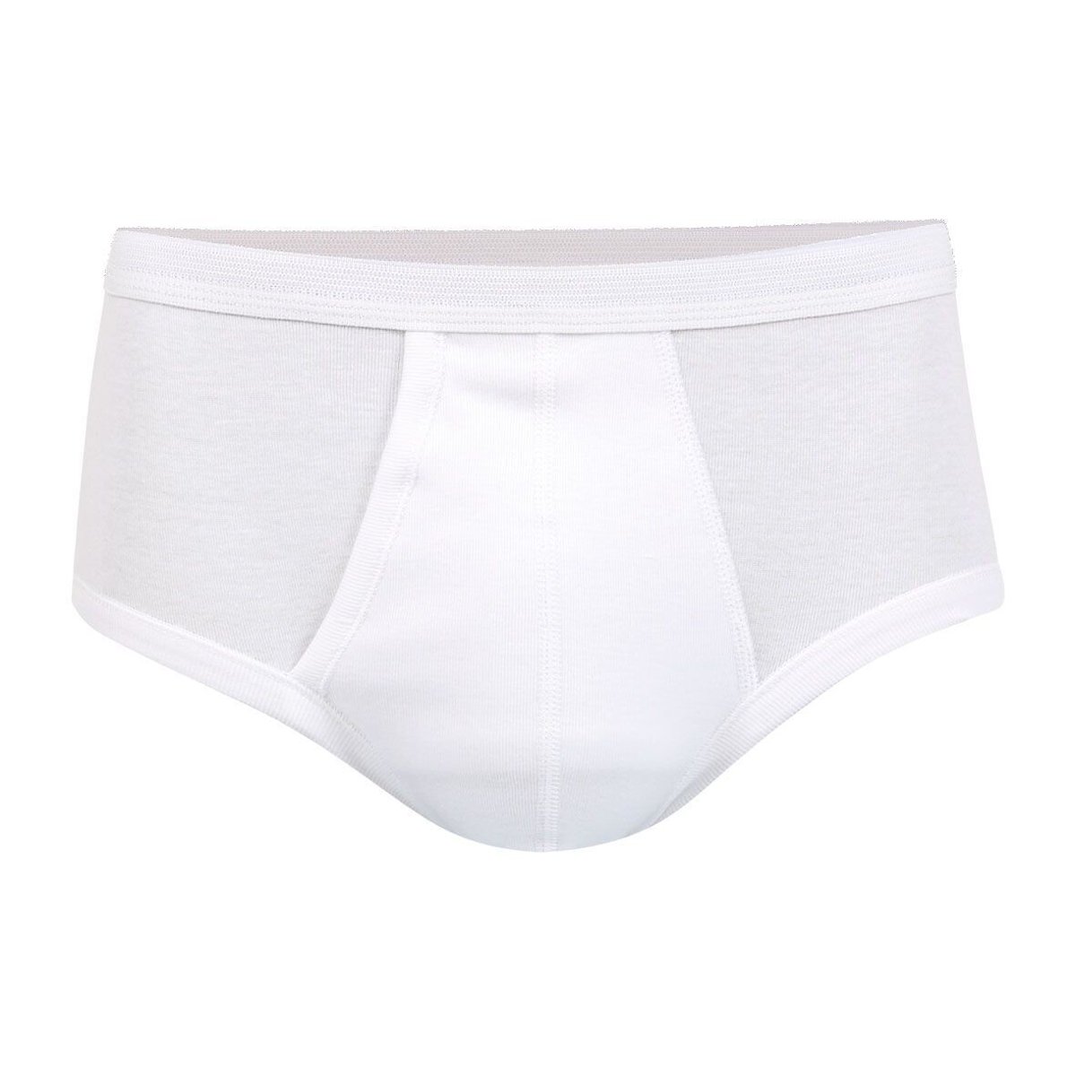 Slip taille haute ouvert Pur coton Premium Eminence blanc, EMINENCE