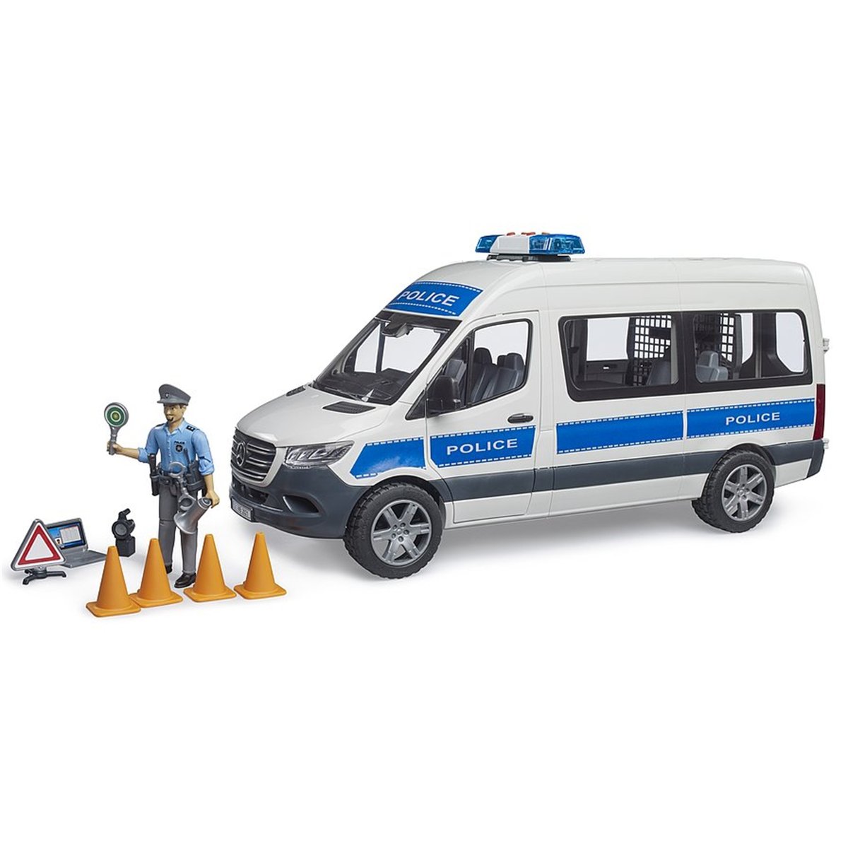 Véhicule d'intervention de la police MB Sprinter multicolore, BRUDER